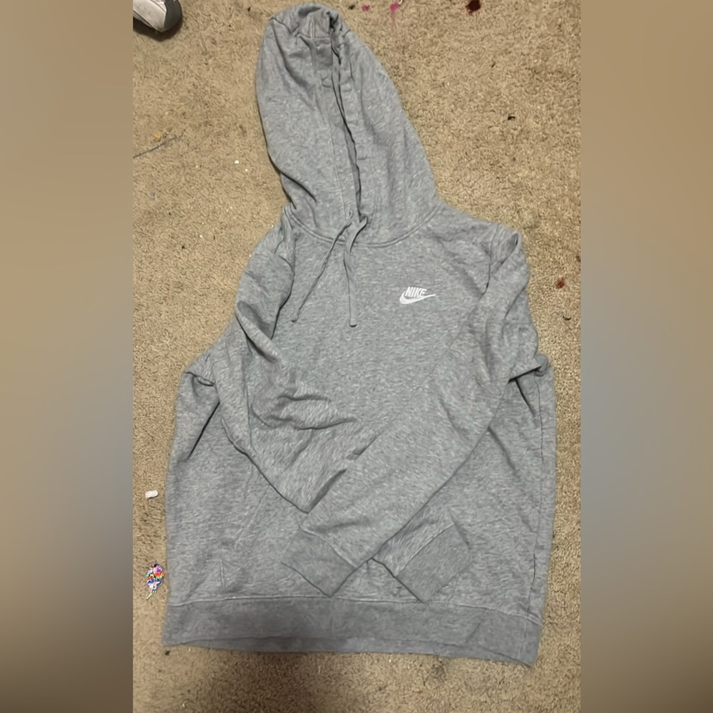 Grey Nike Hoodie Size Large